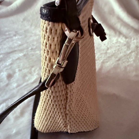 Kate Spade New York Eva Straw Small Bucket Bag - Picture 13 of 13